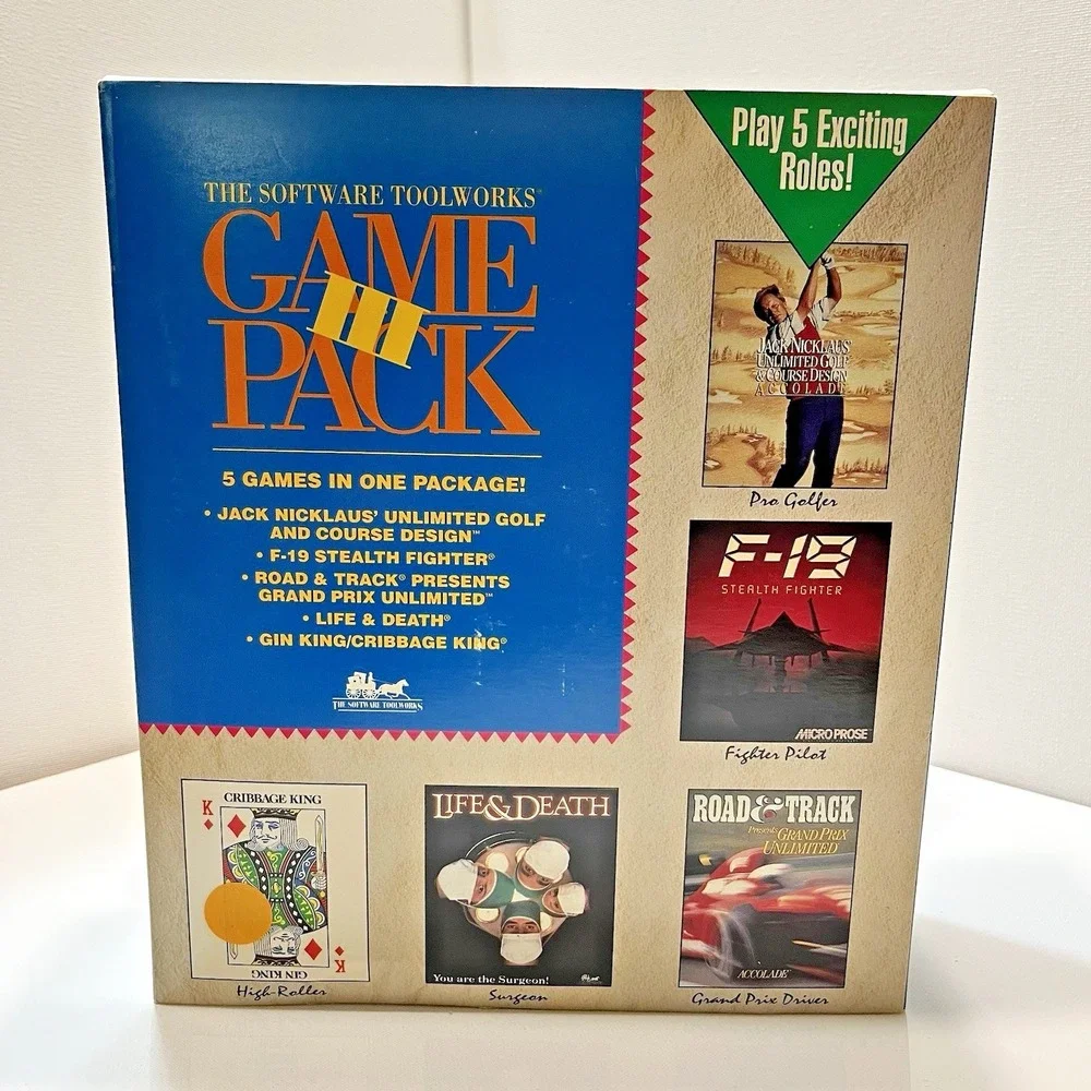 Vintage PC Game Pack III (1992) – 5 Full Games‎ on 3.5